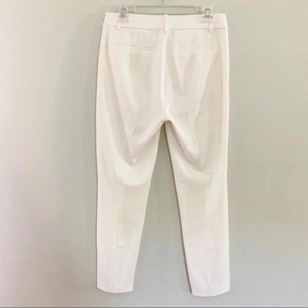 J. Crew Cream Cropped Ankle Pants